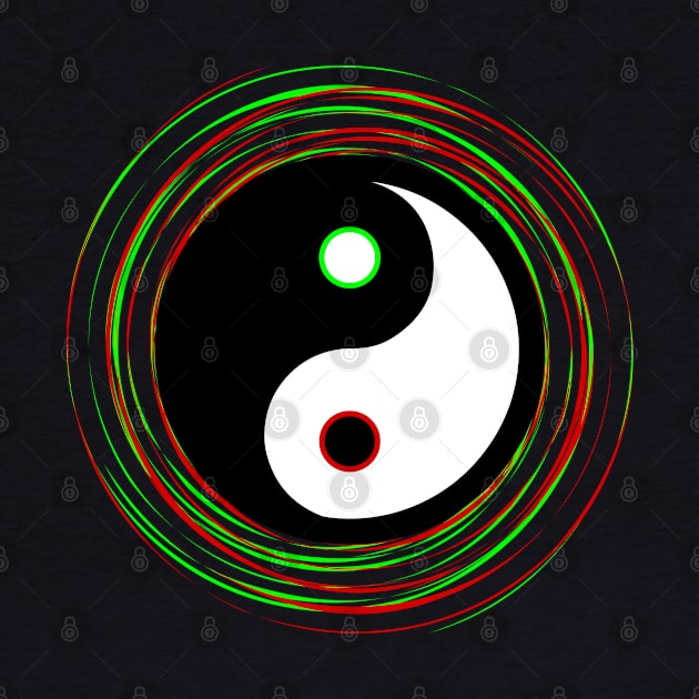 Yin and Yang Spiral by PNPTees